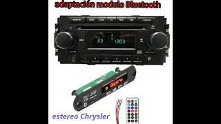 Adaptaci&oacute;n modulo bluetooth a est&eacute;reo original chrysler