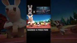 Rabbid X Free Fire ☠️#skull #trollface #rabbidsinvasion