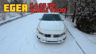 EGEA 1.4 MOTORUYLA KARLI DAĞ YOLLARINDA NASIL- POV SÜRÜŞ