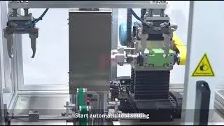 Gear Two-Station Automatic Balancing & Drilling Machine In Linamar A2WZ1 NO 6 Automatic Tool Setting