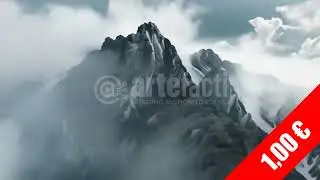 Granite Peaks in Rolling Fog &mdash; HD Atmospheric Stock Footage