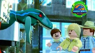 Raptors no laborat&oacute;rio!🧪lego Jurassic world Jurassic park 3 fase 4