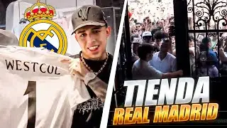 CONOCIENDO LA TIENDA OFICIAL DEL REAL MADRID *se colapsa de gente* | WESTCOL
