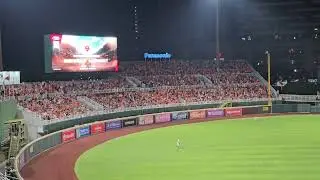 20251011 季後挑戰賽g2 獅隊外野那群人充滿氣勢AAOA制覇天下 壯闊的右外野橘海 #制覇天下 #統一獅 