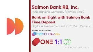 Bank on Eight with Salmon Time Deposit Digital Ad Q4 2025 15s (Philippines, Version 1) [1:1/ST]
