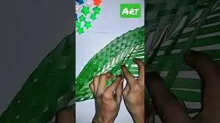 Coconut Leaf Weaving Tutorial | Step-by-Step Instructions for Beginners #coconut #shorts #art