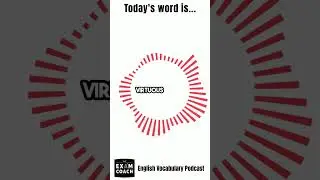 Learn a new #English word with us every day! Today's #wordoftheday is...  Virtuous 😇