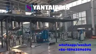 High-quality fully automatic stainless steel latex paint and coating production line