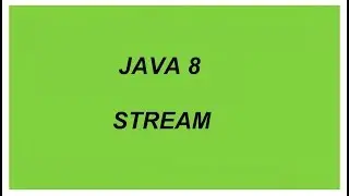 7B java8 Features Streams