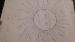 art #art drawing # how  to make a beautiful  sun shine  🌞 #easydrawing #art drawing