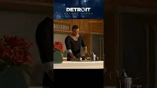 Завтрак уже готов. Бекон и яйца, всё как вы любите. #detroitbecomehuman #detroit #dbh #connor