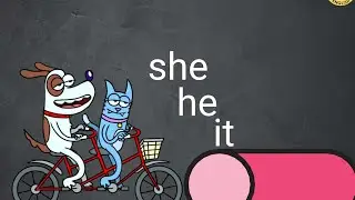 He SHE It - личные местоимения в английском языке.