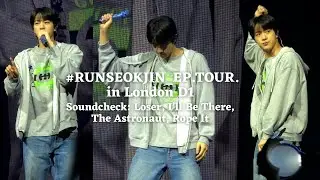 250805 Soundcheck: Loser, IBT, The Astronaut, Rope It &mdash; BTS Jin RUNSEOKJIN_EP.TOUR in London D1 [4K]