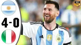 🚨Argentina vs Italy 4_0 All Goals Highlight 2023 HD