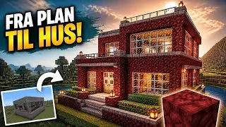 Minecraft Tutorial - S&aring;dan Bygger Du Dit F&oslash;rste Hus!