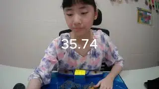 Solving rubik's cube, Ao5: 28.88s