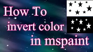 How to invert color in mspaint | Invert selection in MsPaint | Tamil | LearningCom