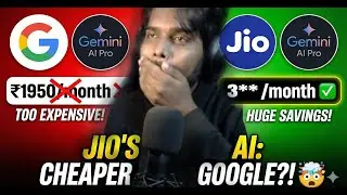 JIO offers Google Gemini AI for Less Price 🤯🔥😧💥Jio&rsquo;s Secret AI Offer is Here! #viral