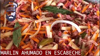Marlin ahumado en escabeche