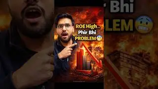 High ROE ho phir bhi company WEAK ho sakti hai 😳 | 90% log yahin galti karte hain#viral #viralvideo
