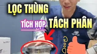 Lọc Thùng Tách Phân 2025 Cực Hot, Vệ Sinh Dễ Dàng, Công Suất Mạnh Mẽ