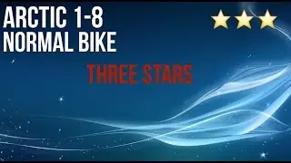 Bike Race: Arctic 1-8 Three stars | Normal Bike Walkthrough!