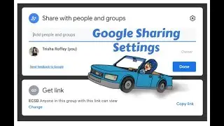 Google Drive Sharing Settings