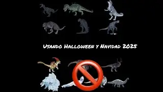 Jugando con Dinosaurios de Halloween y Navidad de 2025 (parte 1: Halloween)