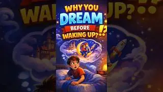Why you dream before waking up ? #facts #dream #ekmotahathighumechala #cartoon #earthinformation