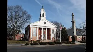 Tappahannock, Virginia downtown, Historic Essex County Courthouse & Confederate War Memorial