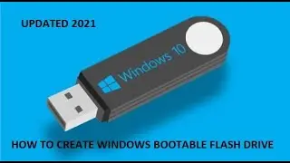 How to make a Windows 10 Bootable USB Flash Drive || Urdu || Hindi || Updated 2021