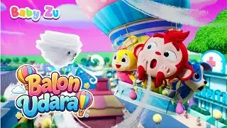 Balon Udara ♪ Balonku ada lima ♪ terbang ke langit biru ♪ BabyZu #balonkuadalima #laguanak