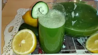 HOW TO MAKE  CUCUMBER , LEMON AND GINGER JUICE