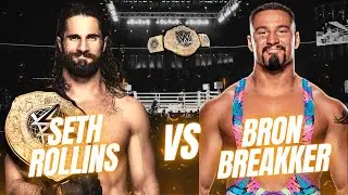 NXT GOLD RUSH | Seth Rollins  VS.  Bron Breakker | WWE World Heavyweight Championship