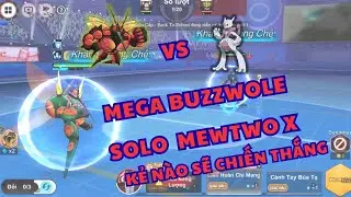 POCKET MEGA - REVIEW MEGA MUỖI | MEGA BUZZWOLE SOLO VS MEWTWO X KẺ N&Agrave;O SẼ CHIẾN THẮNG
