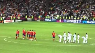 Penalty 2 Euro 2012 semi-final SPAIN  - PORTUGAL 4-2 Ukraine Donetsk