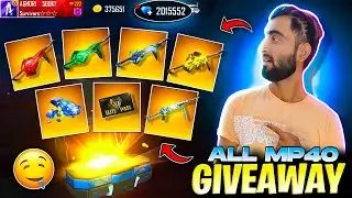 Free Poker Mp40 Giveway Live 🔥 With Aghori Gaming || Garena Free Fire Max