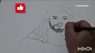 Jesus drawing# #trendingshorts #viralvideo #art #shortsfeed # Meri Christmas drawing #pencilsketh