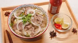 Homemade Vietnamese PHO BO | Beef noodle soup | Slow cooker | Complete guide to authentic HANOI PHO