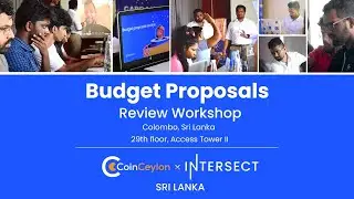 Cardano Budget Proposals Review: CoinCeylon x Intersect Sri Lanka | In-Person Workshop Highlights