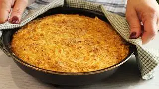 Из обычной КАПУСТЫ -Нежнейшая Запеканка с корочкой! Вкусная как в детстве ! 