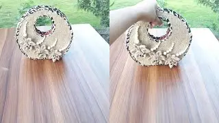 Jute Hand Bag Making at Home ||  Bag Designs From Jute and Old Things