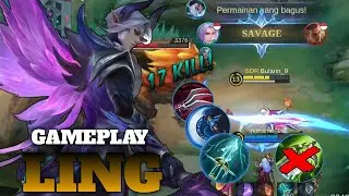 LING SAVAGE! LENGKAP BUILD DAN EMBLEM SPELL! SEPERTINYA INI RW GAYS!