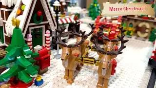 Lego Christmas Display, by LegoSauce.