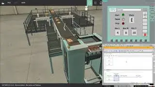 Automated Sorter by weight and the palletizer with S7-300