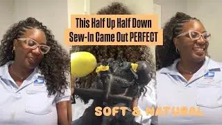 Vlogmas | Soft Glam in Houston Heat | Half Up Half Down Sew-In That Actually Lasts