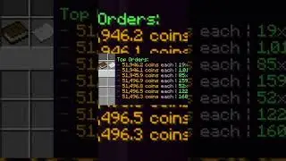 How To Make Lots Of Money Using Gifts - Hypixel Skyblock #shorts