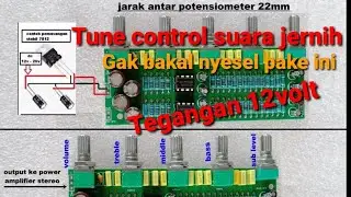 Tes tone control ne5532 12volt