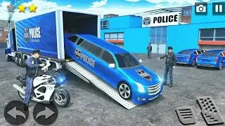 US Police ATV Quad Bike Transport Cargo Plane Game - Android GamePlay #22
