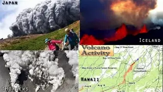 Volcano erupts in Japan, Lava endangers Hawaiian Highway & Iceland growth spurt.